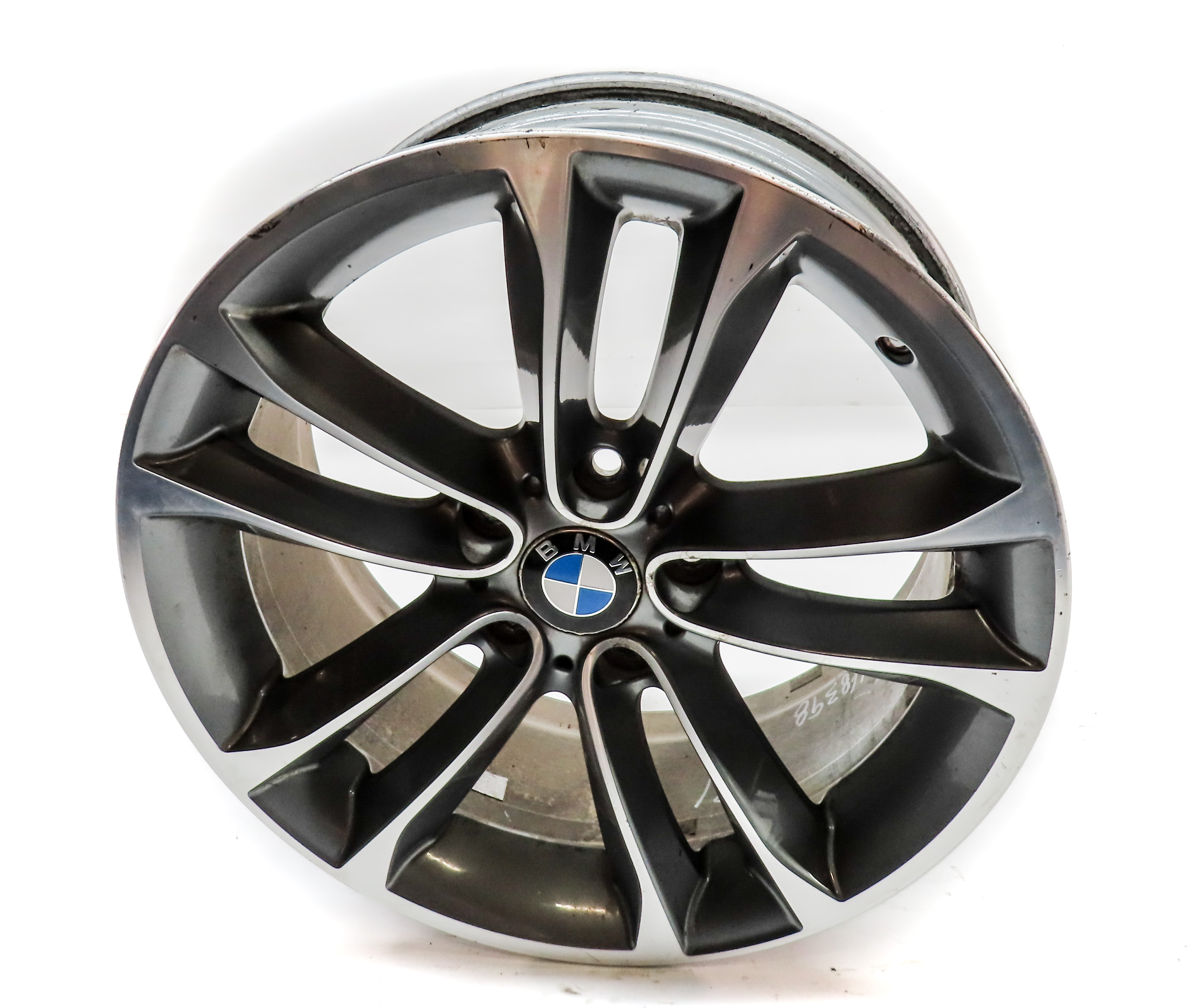 12-15 BMW X1 E84 FRONT or REAR 18X8 ALLOY 10 DOUBLE SPOKE WHEEL RIM  — exact item pictured